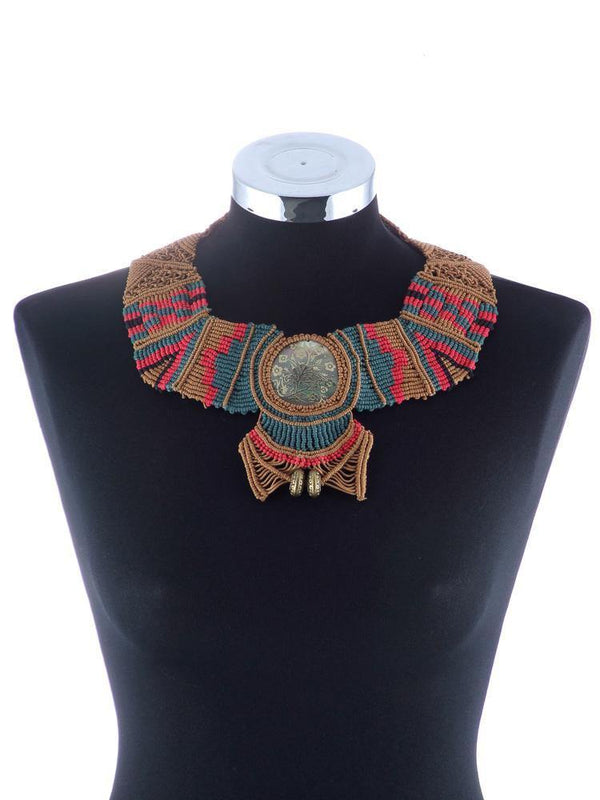 Colier lucrat manual  Liza Panait Liza Panait Online Boutique